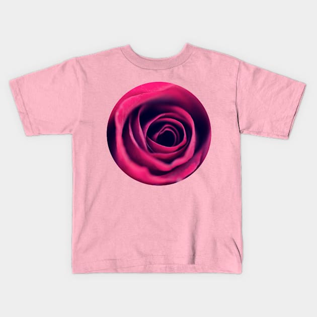 Romantic Rose Kids T-Shirt by tangerinetane